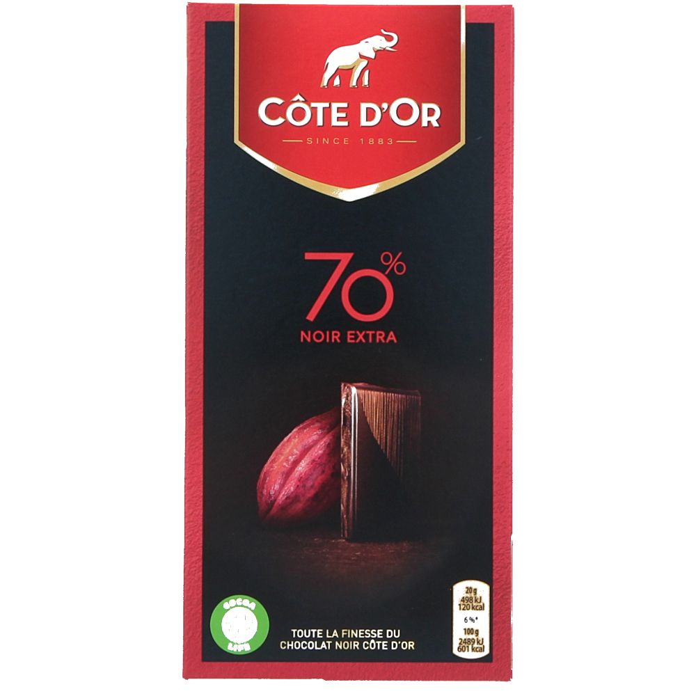  - Chocolate Côte D`or Preto 70 Tablete 100g (1)
