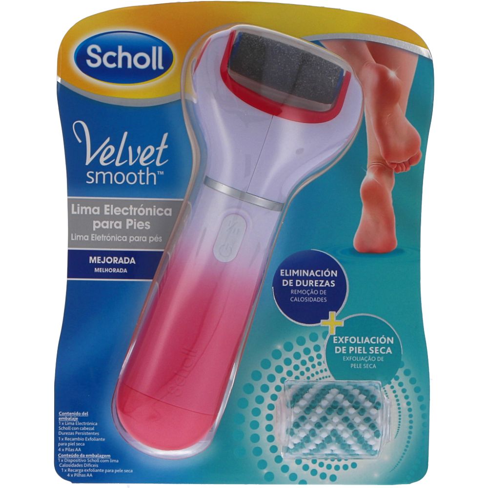  - Scholl Velvet Smooth Electronic Foot Care System Pink pc (1)