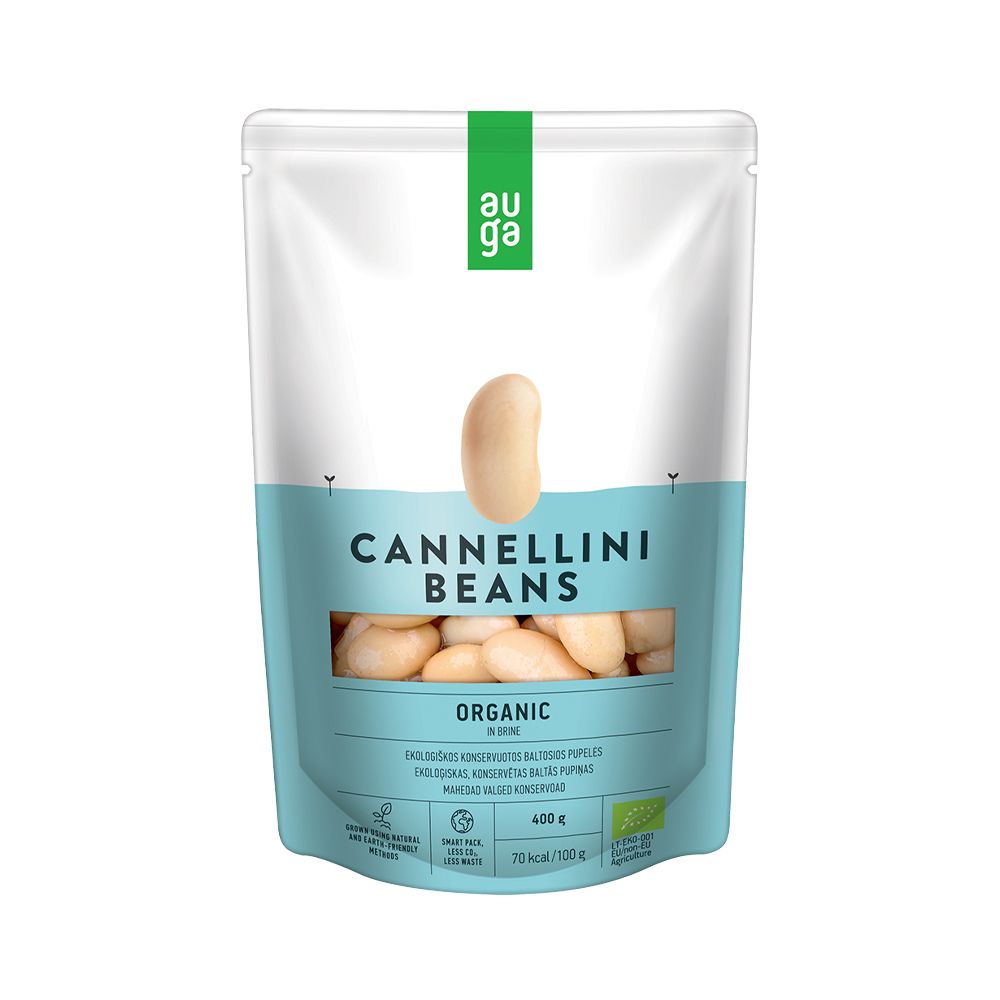 - Auga Organic Beans Cannellini 400g (1)