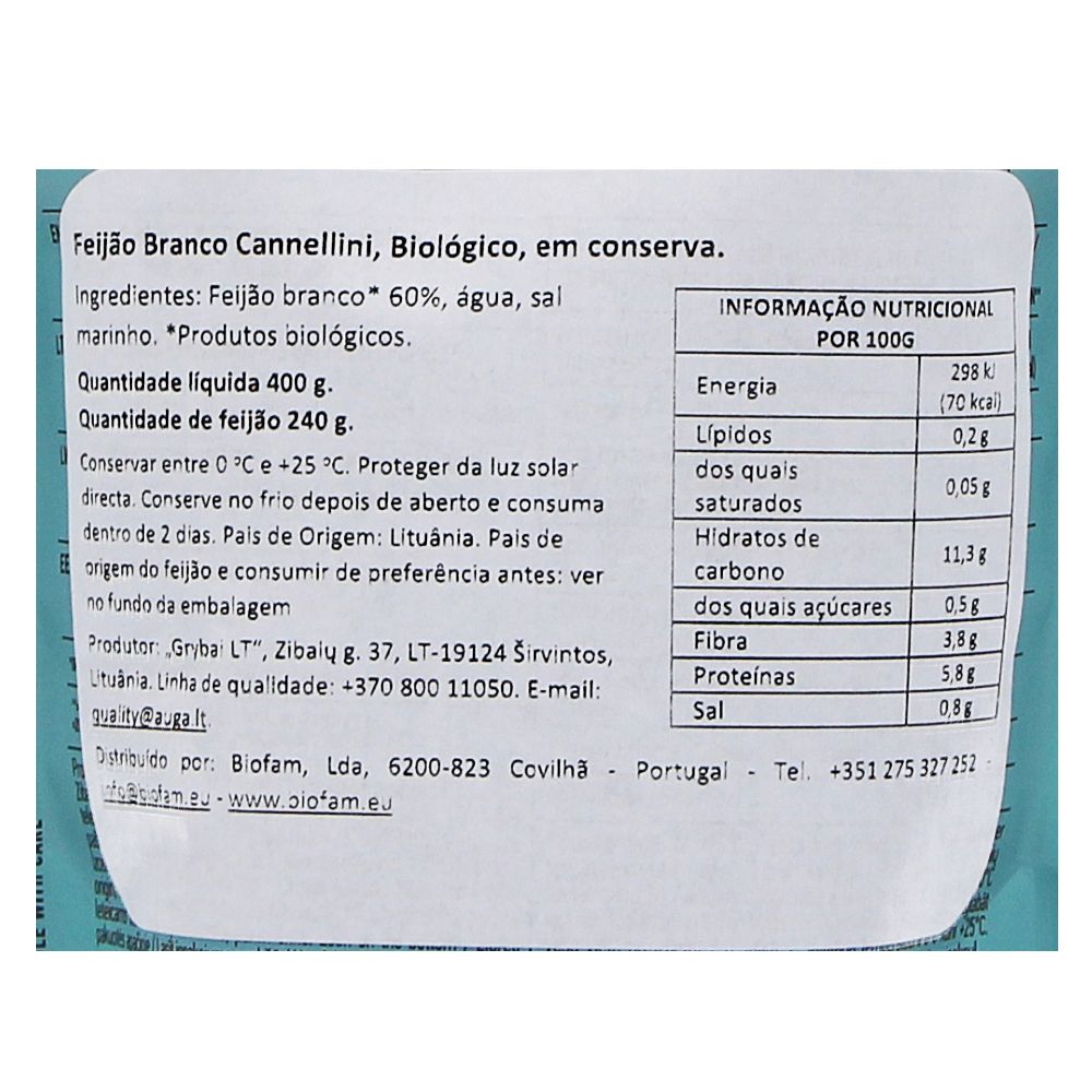 - Feijão Auga Canellini Conserva Bio 400g (2)