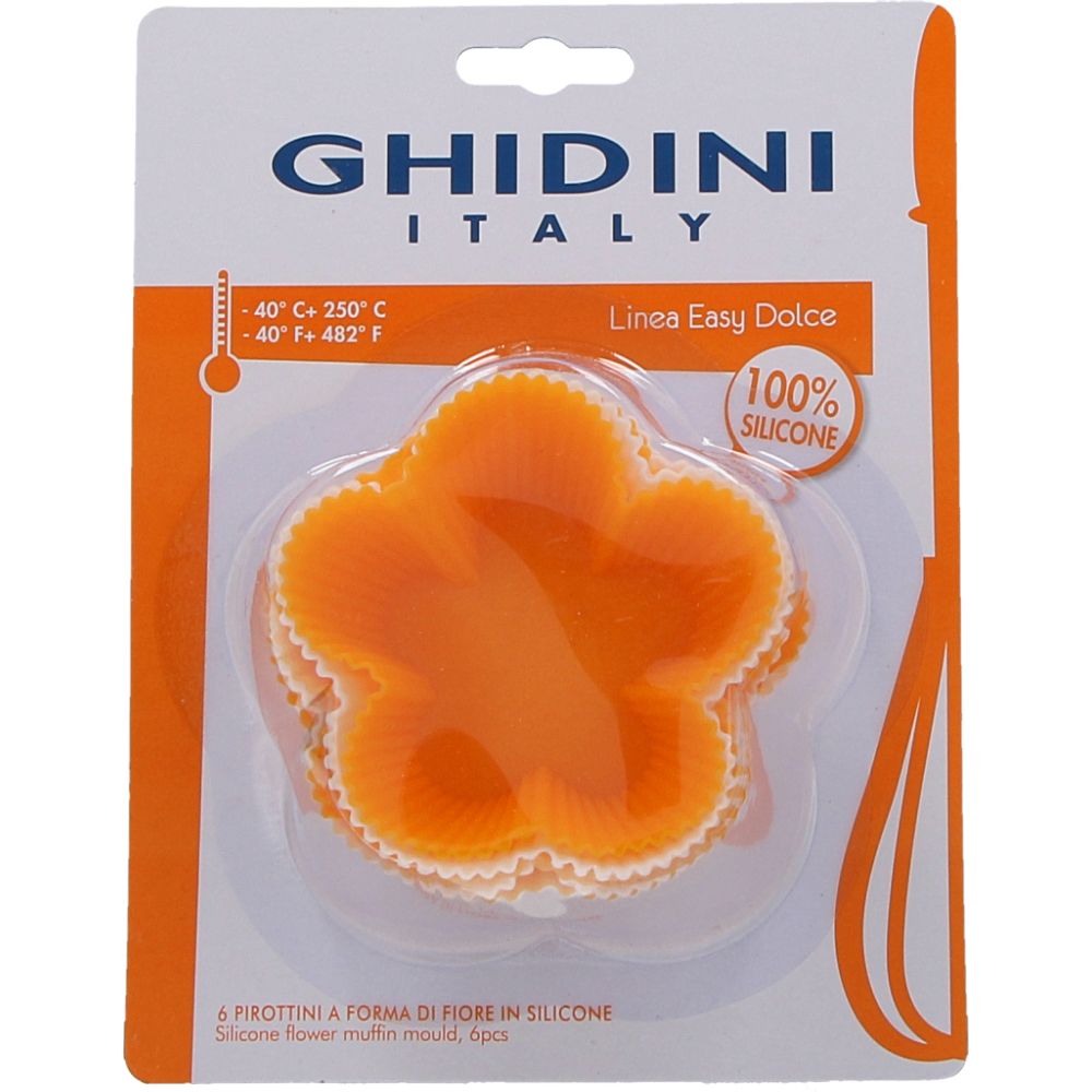  - Ghidini Silicone Flower Shape Mold 6un (1)