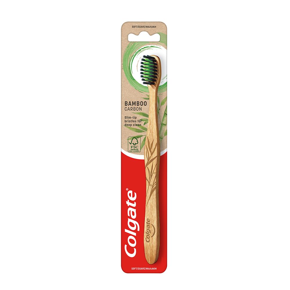  - Colgate Bamboo Charcoal Toothbrush Soft pc (1)