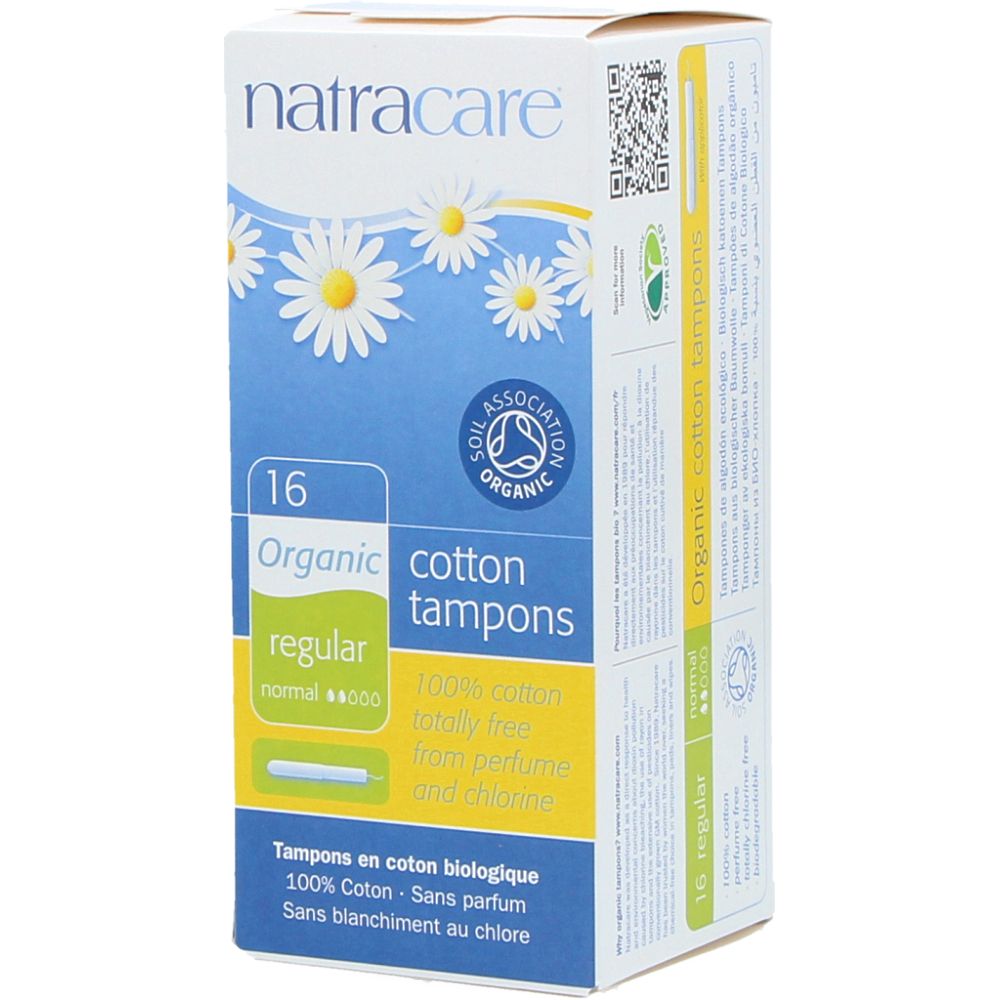  - Natracare Organic Cotton Regular Applicator Tampons 16 pc (1)