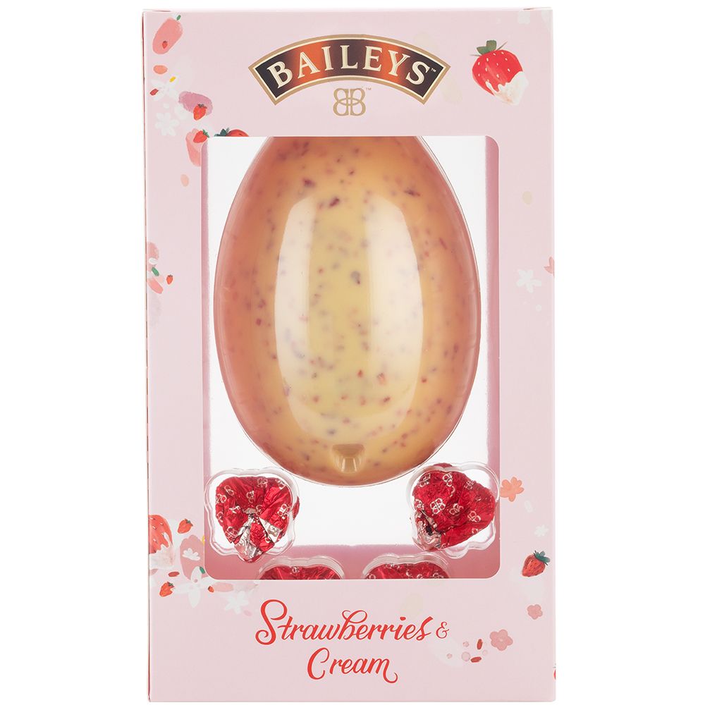  - Strawberry Cream Heart Chocolate Egg 205g (1)
