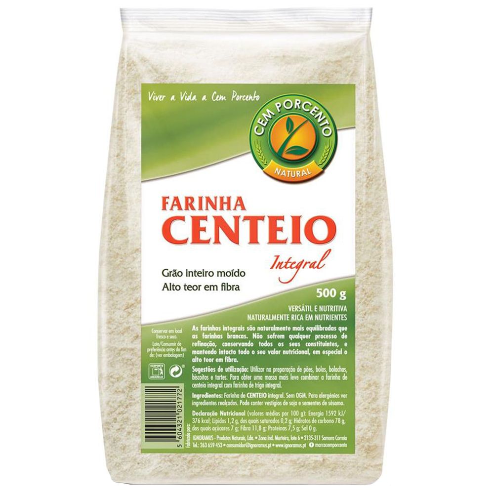  - Cem Porcento Wholemeal Rye Flour 500g (1)