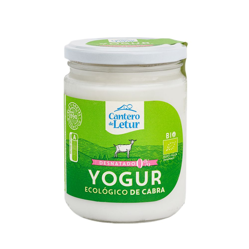 - Cantero Letur Organic Skimmed Goat Yogurt 420g (1)