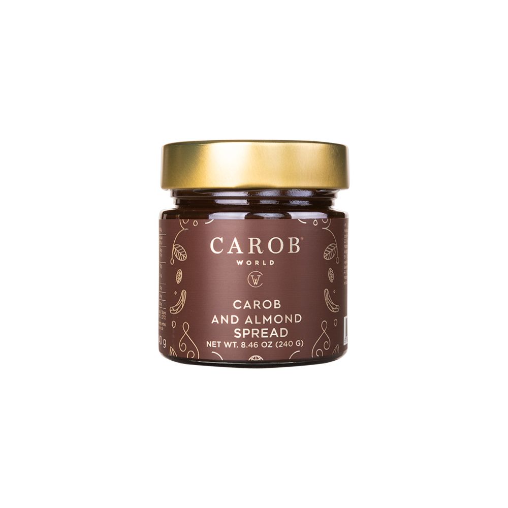  - Carob World Carob Spread With Almond 240g (1)