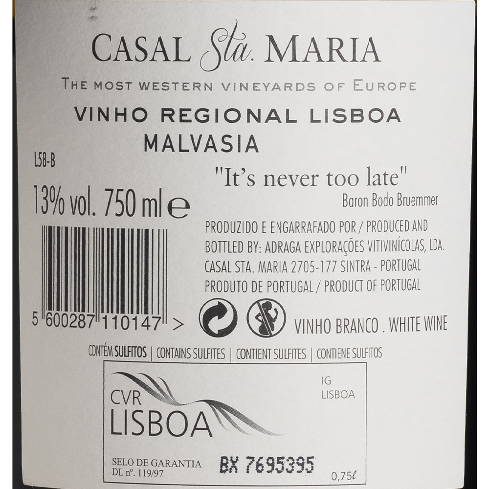  - Vinho Branco Casal Santa Malvasia 75cl (2)
