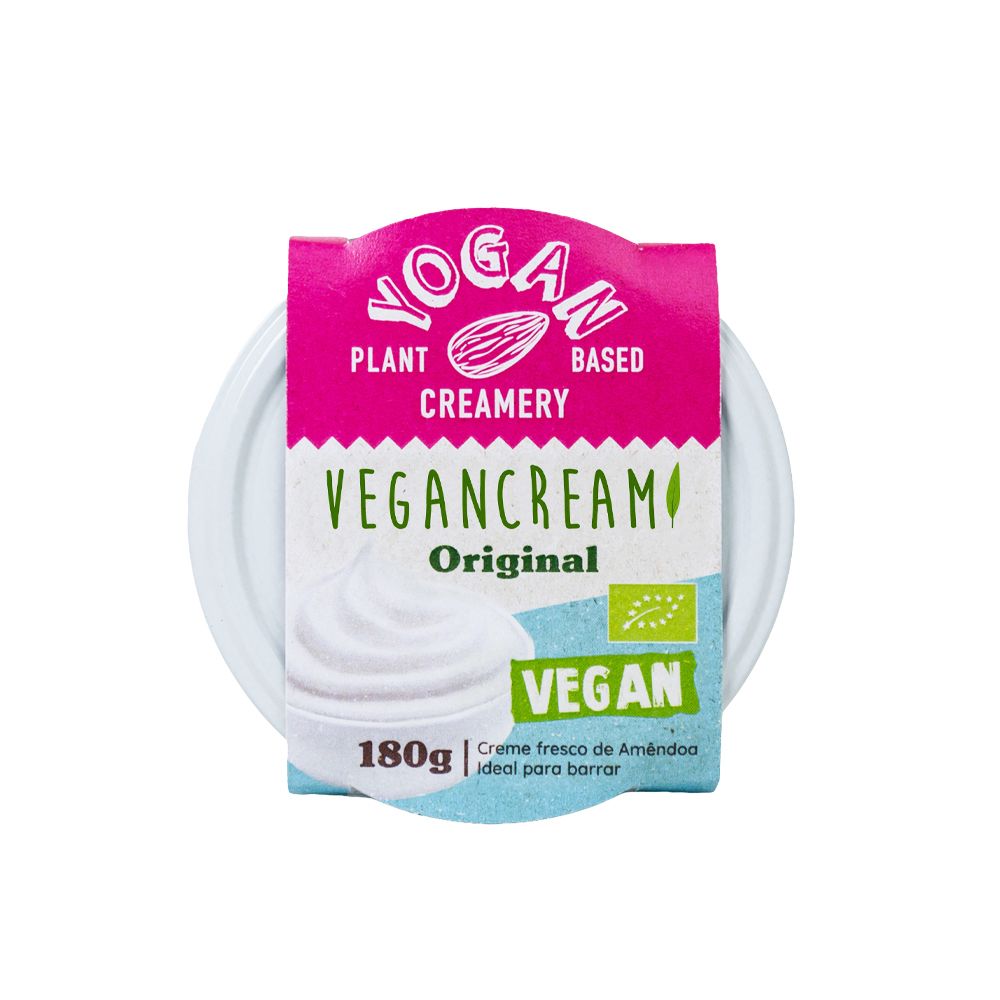  - Yogan Organic Vegandelphia Almond Cream 180g (1)