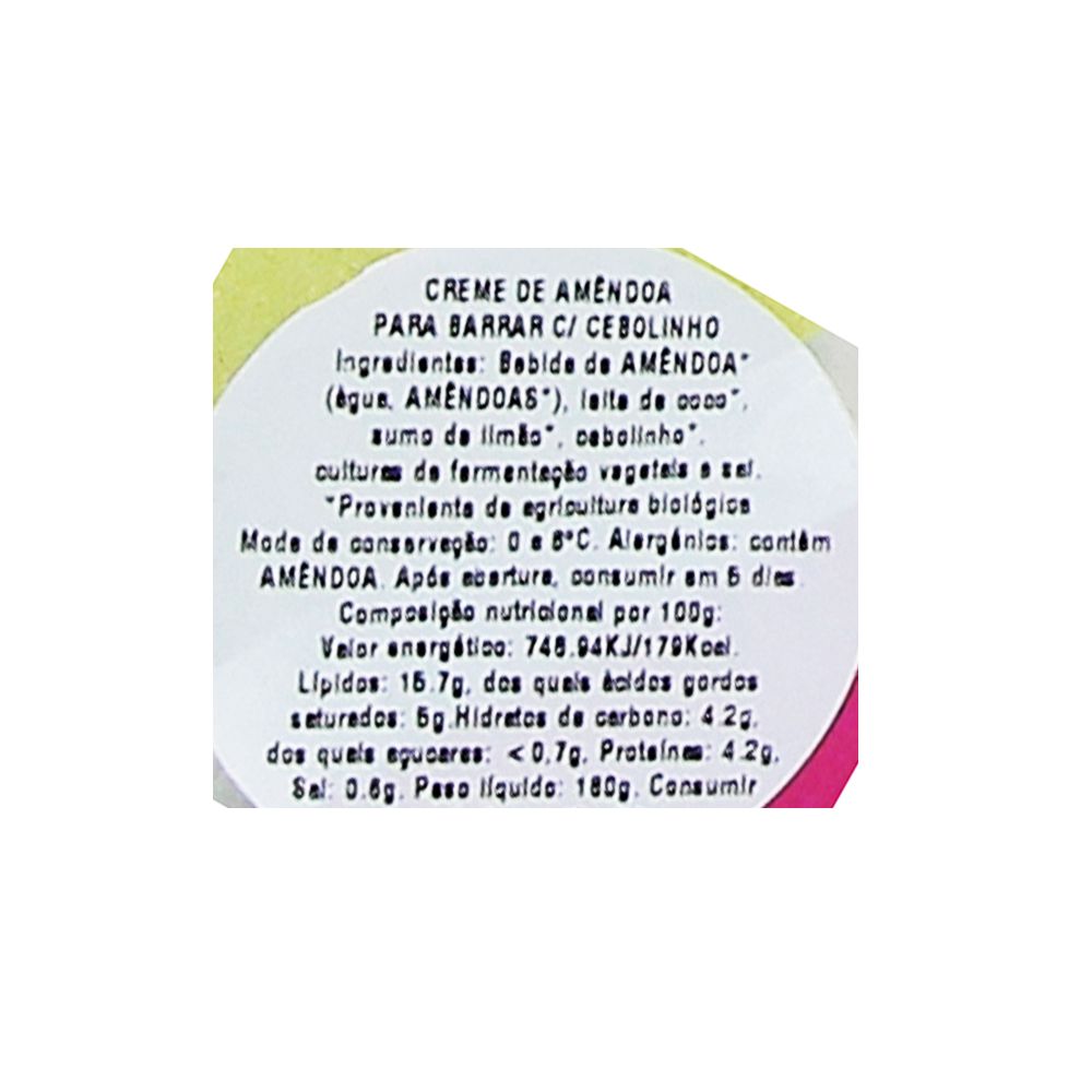  - Yogan VeganDelphia Almond Chives Organic Cream 180g (2)