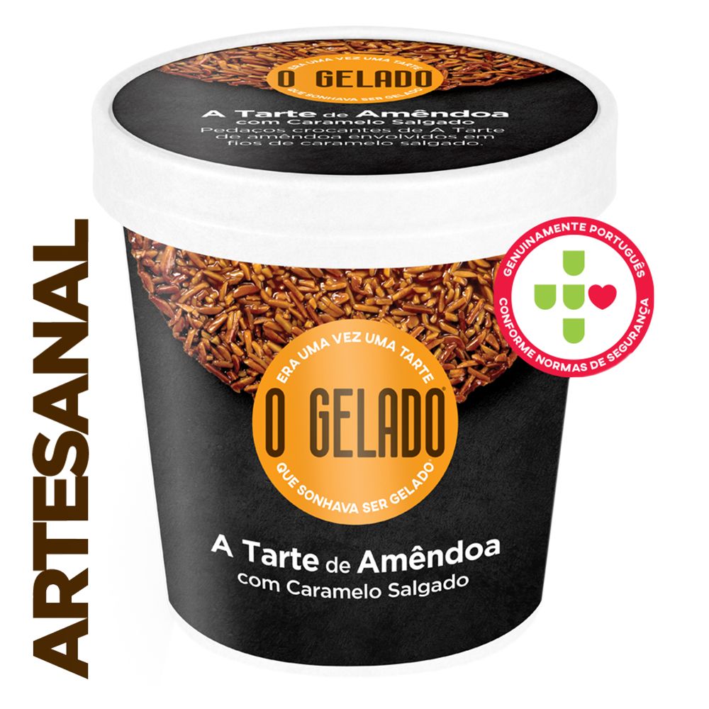  - O Gelado Almond Tart & Salted Caramel Ice Cream 490ml (1)