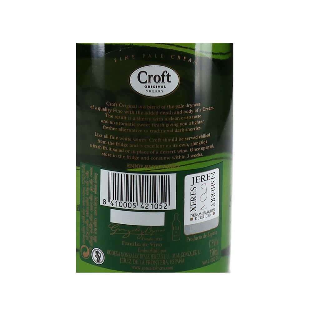  - Croft Original Sherry Wine 75cl (2)
