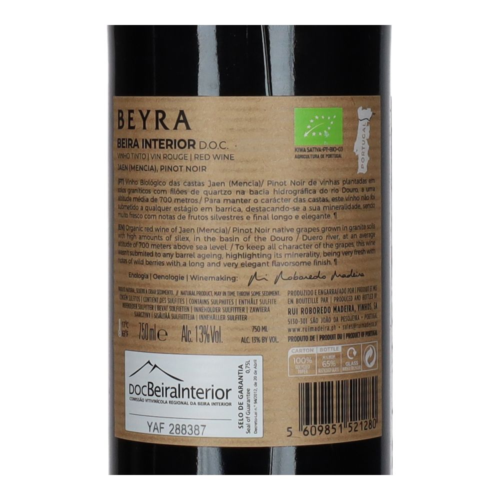  - Beyra Organic Red Wine 75cl (2)