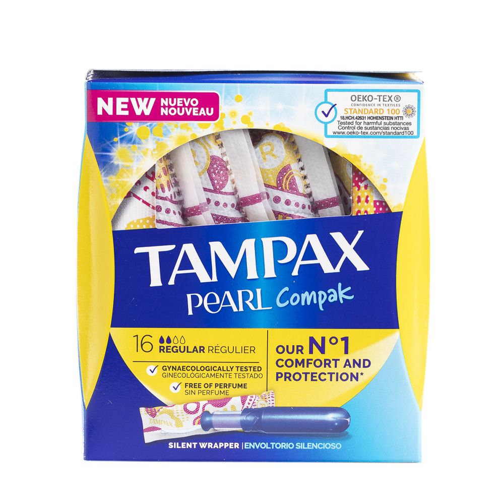  - Tampões Tampax Pear Compak Normal 16Un (2)