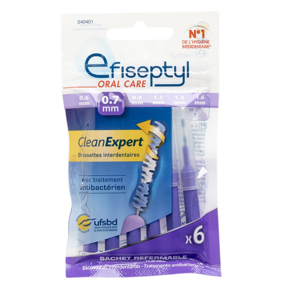  - Efiseptyl Advanced Interdental Brushes 0.7 mm 6 pc (1)