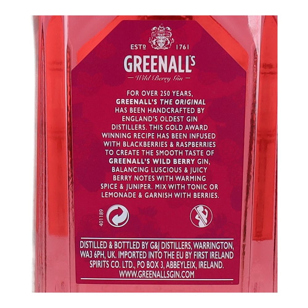  - Greenalls Wildberry Gin 70cl (3)