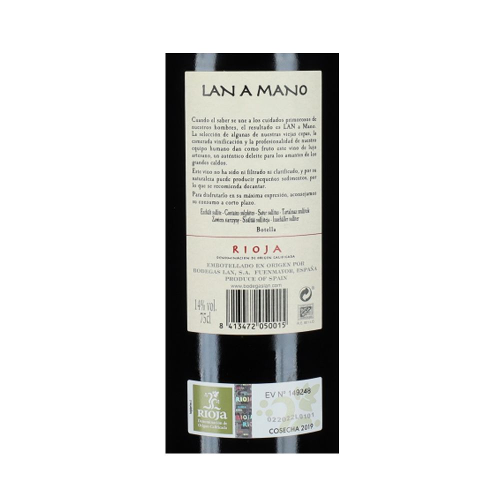  - Vinho Tinto Lan a Mano Rioja 75cl (2)