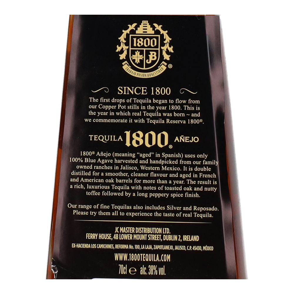  - Tequila Reserva 1800 Anejo 70cl (2)