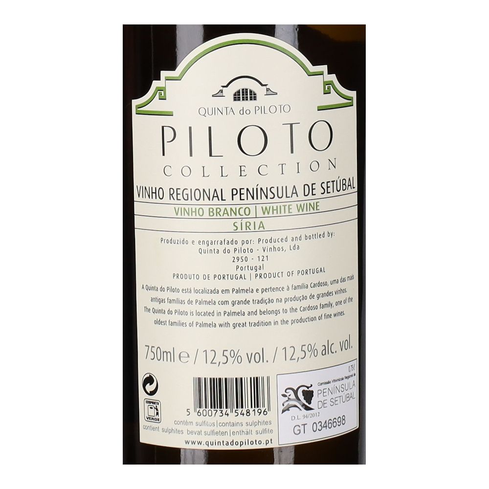  - Quinta do Piloto Collection Síria White Wine 75cl (2)