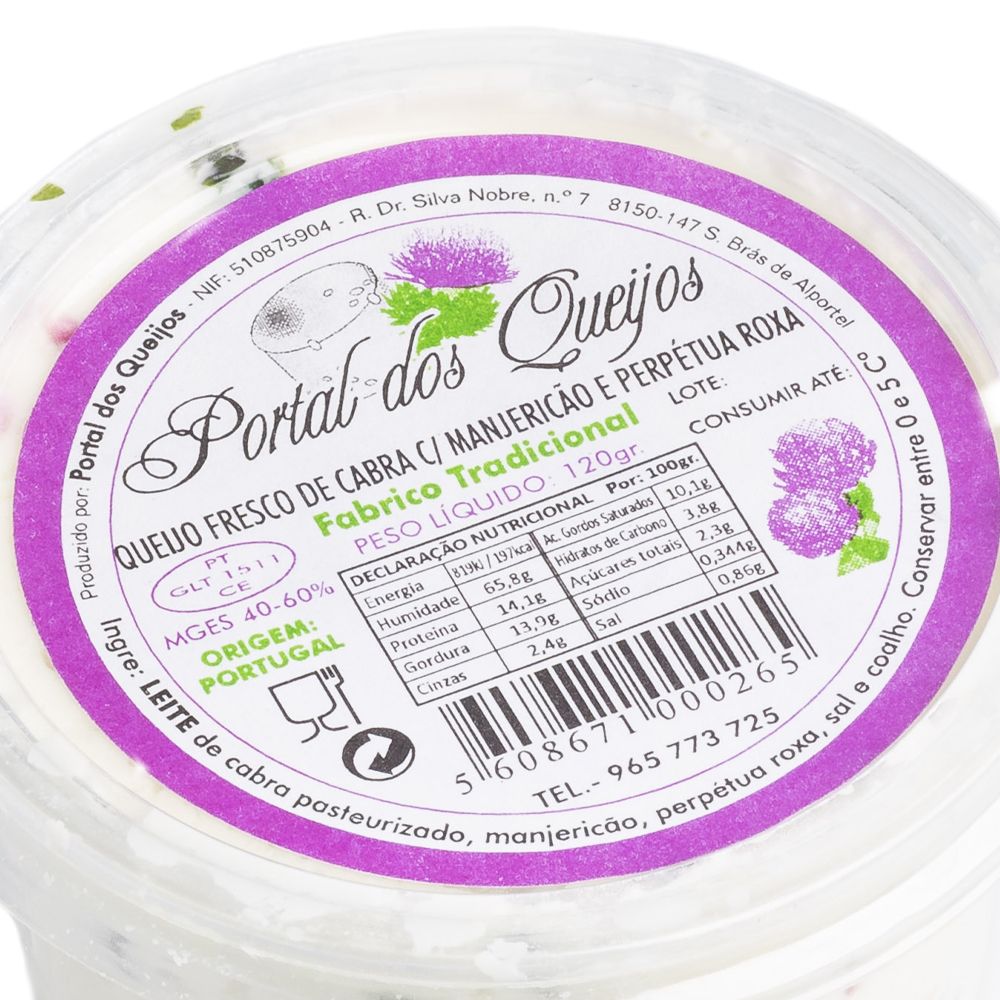  - Portal dos Queijos Basil & Purple Perpetual Fresh Cheese 120g (2)