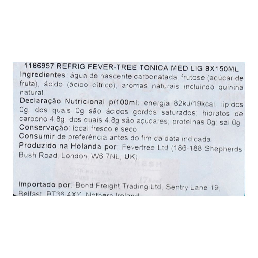  - Água Tónica Fever-Tree Mediterrânea Light 8x150ml (2)