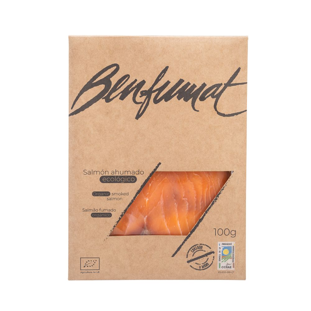  - Benfumat Organic Smoked Salmon Ireland 100g (1)
