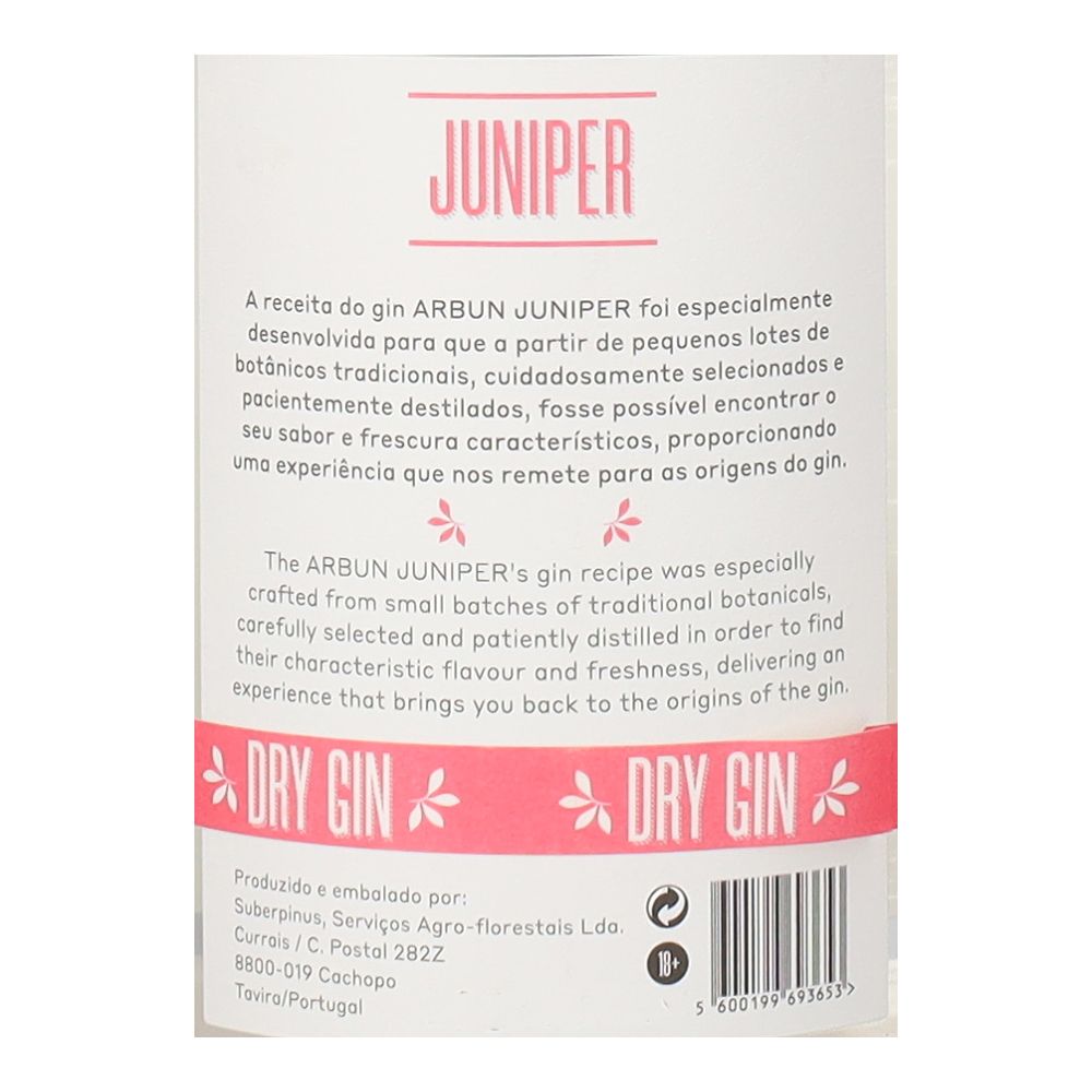  - Arbun Juniper Dry Gin 70cl (2)