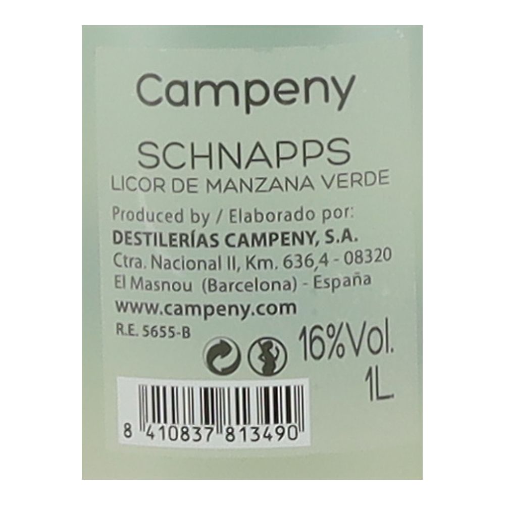  - Schnapps Campeny Apple Liqueur 1L (2)