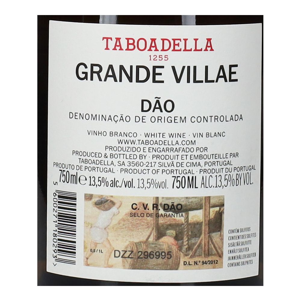  - Vinho Branco Taboadella Grande Villae 75cl (2)