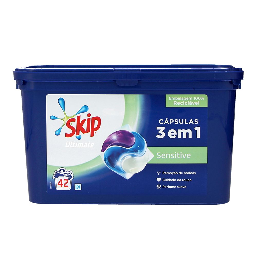  - Detergente Skip Cápsulas Ultra Active Fresh 45D=1134g (1)