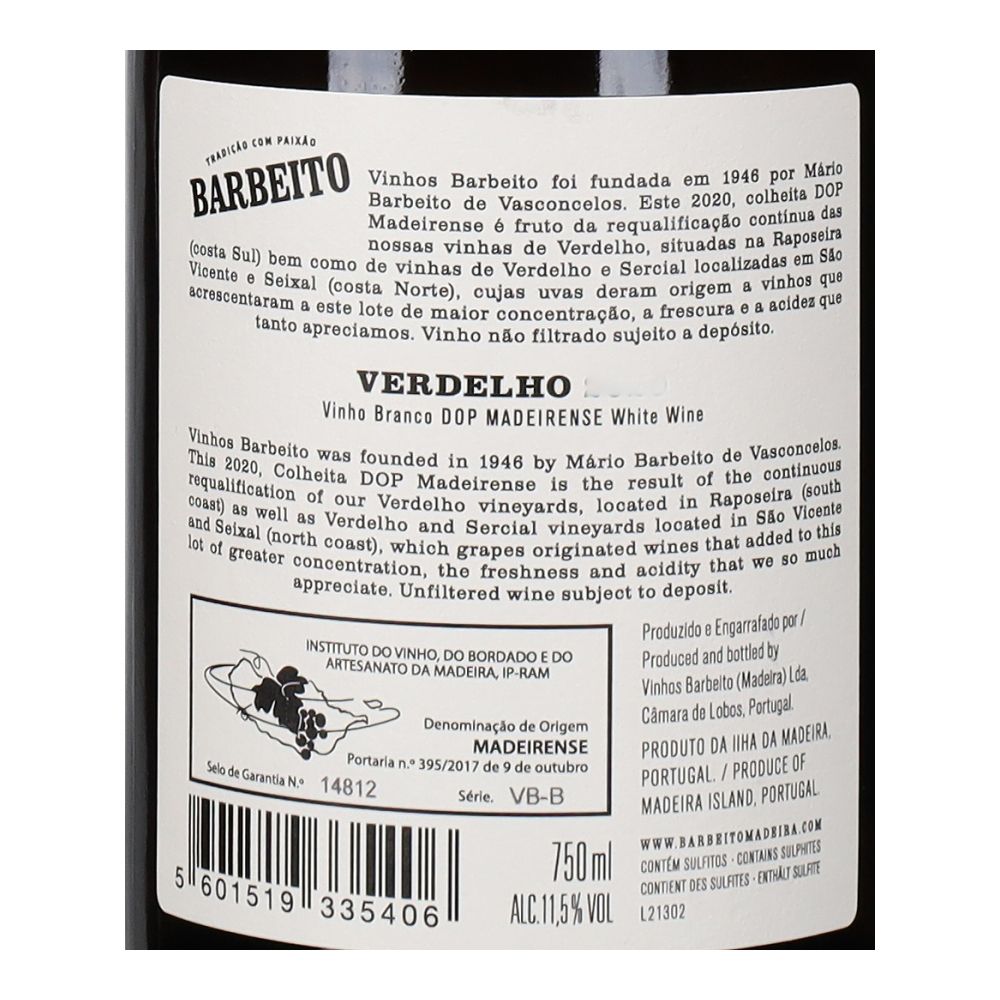  - Barbeito DOP White Wine 75cl (2)