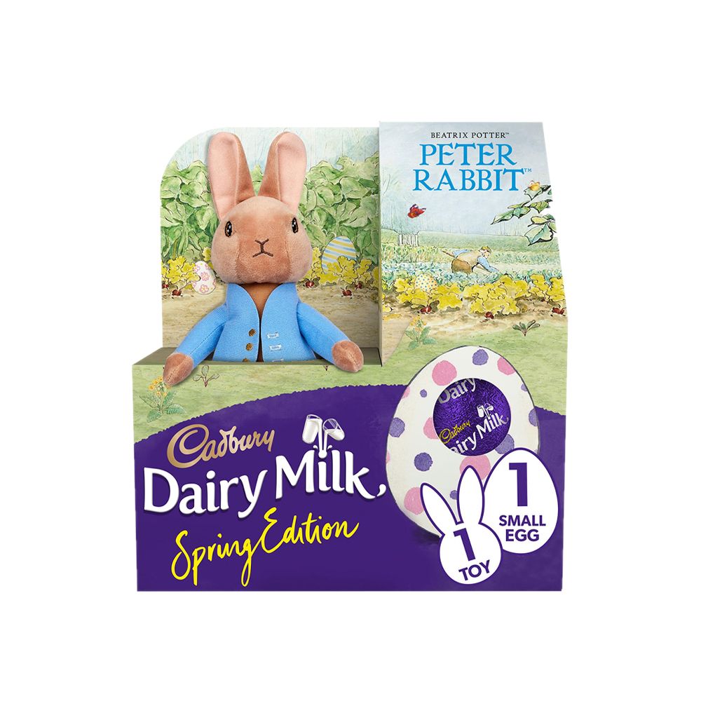  - Cadbury Peter Rabbit Plush Chocolate Egg 72g