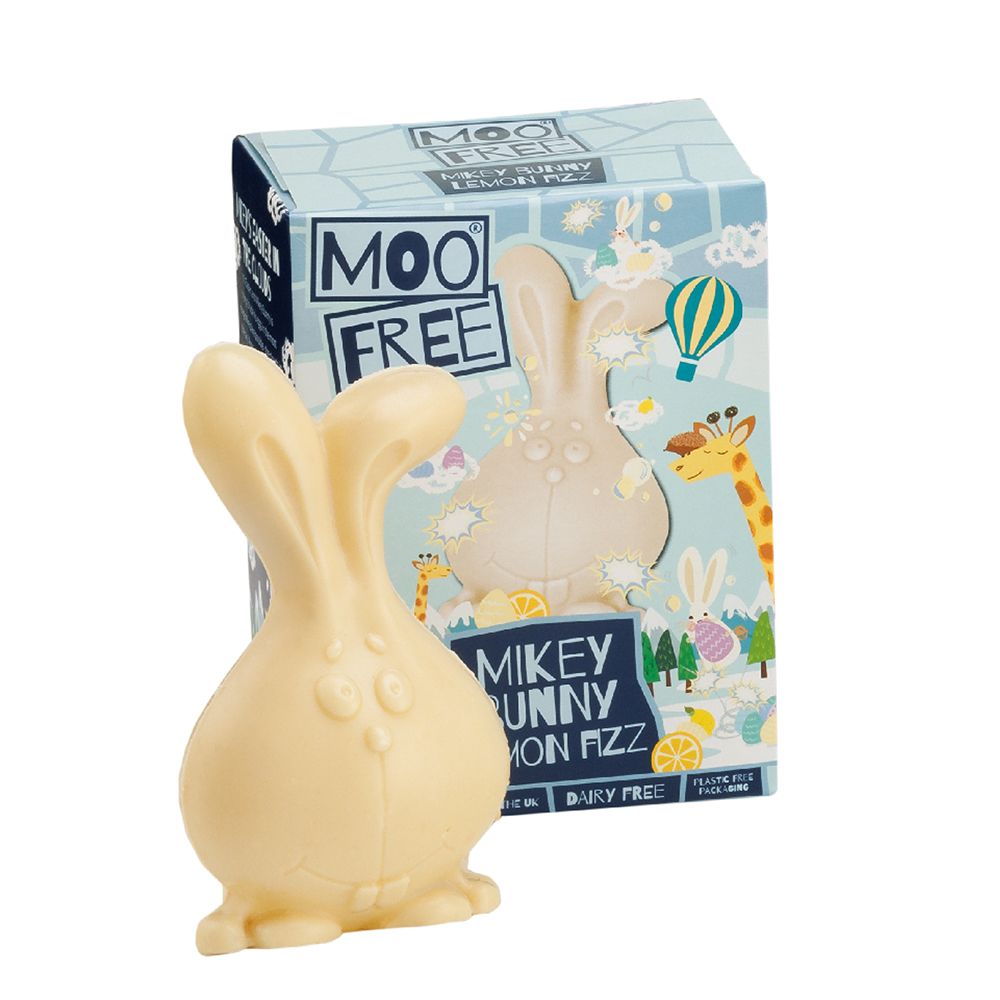  - Moo Free White Chocolate Easter Bunny 80g