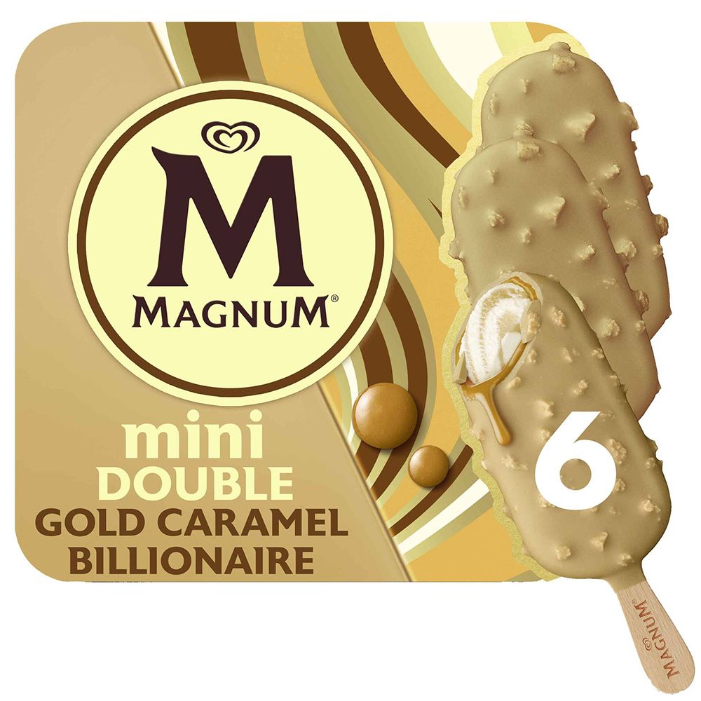 - Magnum Double Gold Caramel Mini Ice Cream 6un=330ml (1)