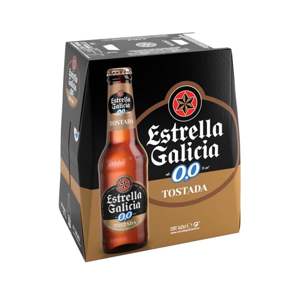  - Estrella Galicia 0.0 Tostada Beer 6x25cl (2)
