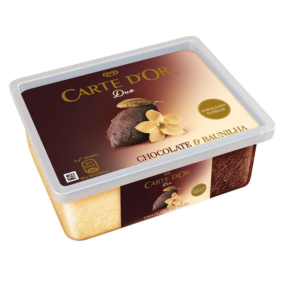  - Gelado Carte D`Or Duo Chocolate Baunilha 1.7L (1)
