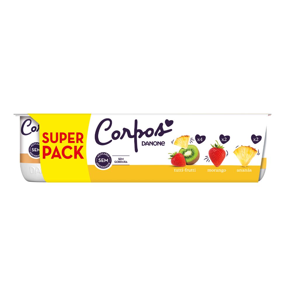  - Yogurt Corpo Danone Aroma Tuti Fruti Strawberry Pineapple 8x120g (1)