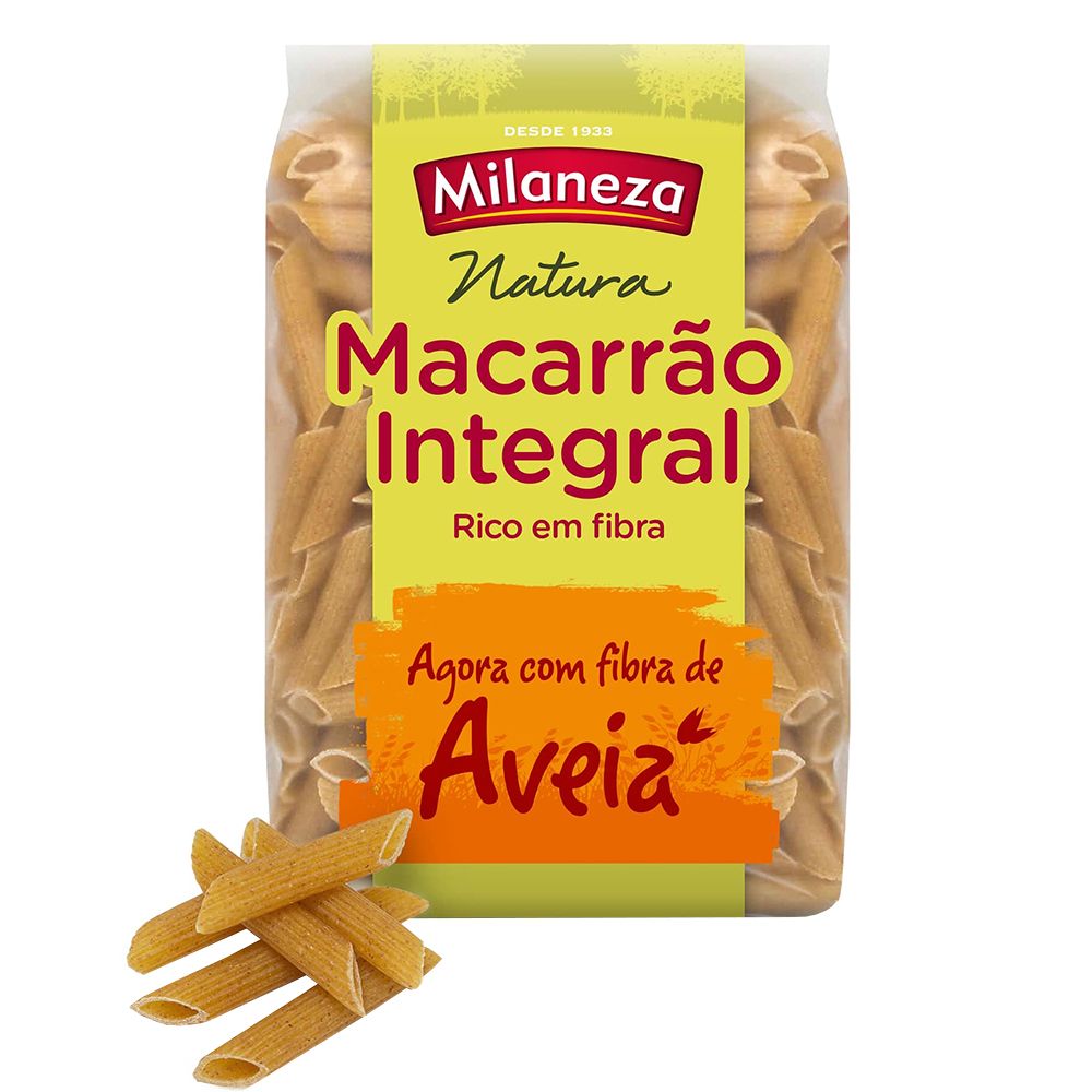  - Massa Milaneza Macarrão Integral Aveia 500g (1)