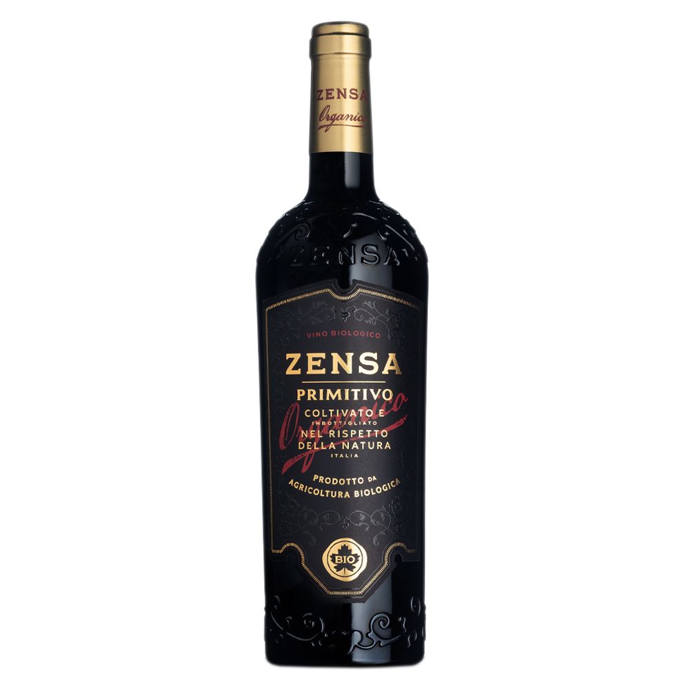  - Zensa Primitivo Puglia Organic Red Wine 75cl (1)