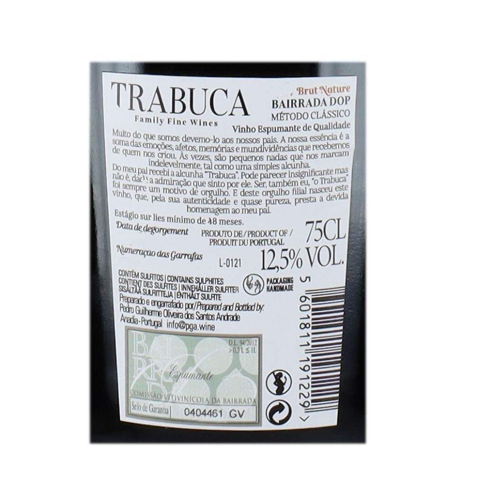  - Trabuca Sparkling Wine 75cl (2)