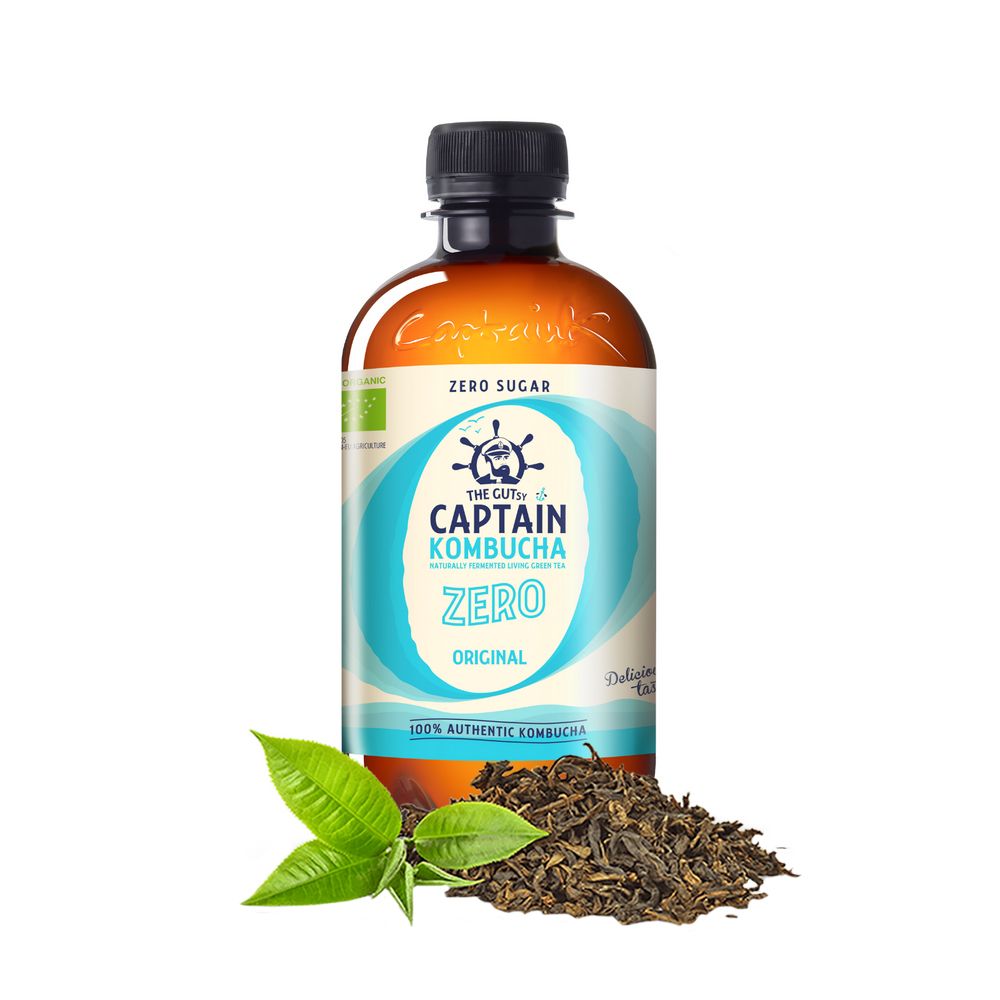  - Captain Kombucha Drink Original Zero Organic Tea 40cl