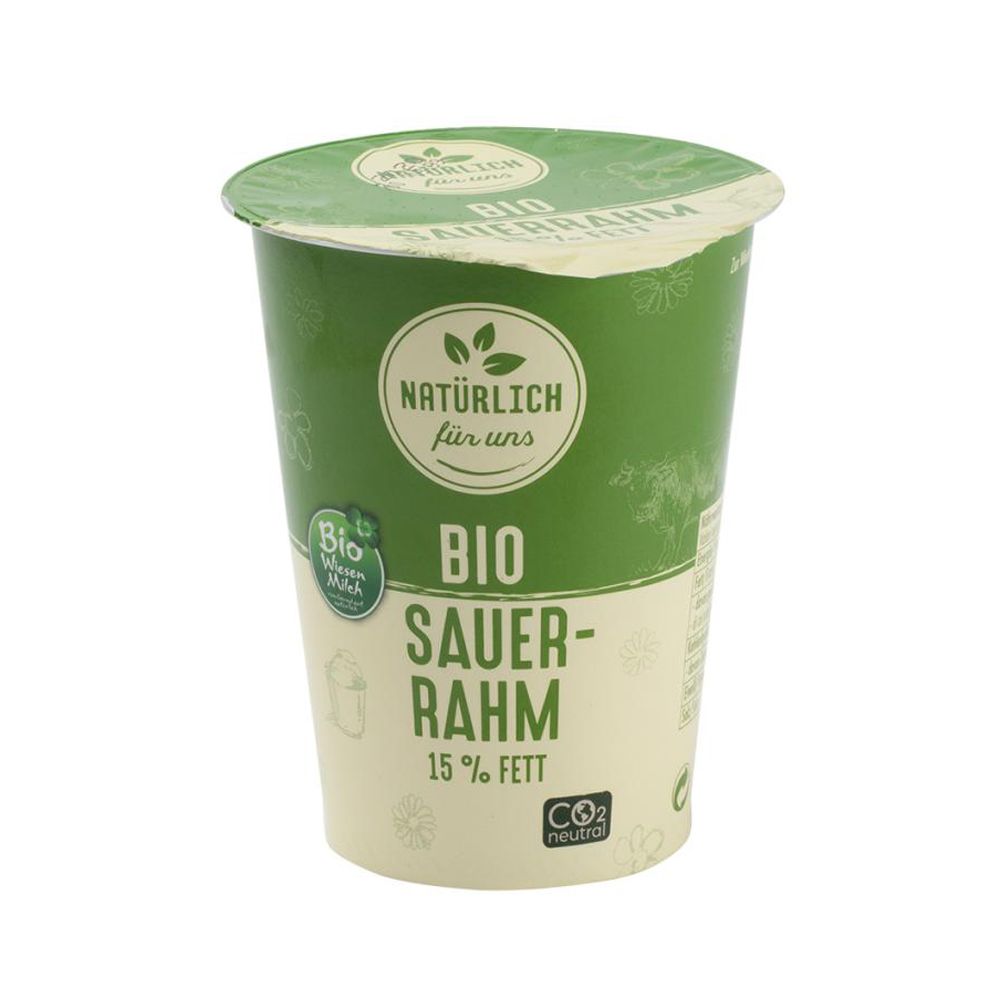  - Weisenmilch Organic Sour Cream 15% Fat 200g (1)