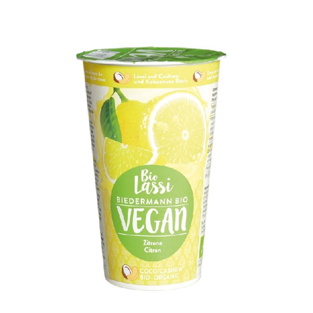  - Biedermann Organic Vegan Preparation Lassi Lemon 230ml (1)