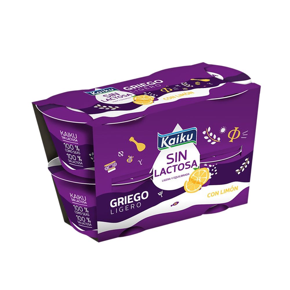  - Iogurte Estilo Grego Limão Sem Lactose Kaiku 4x90g (1)