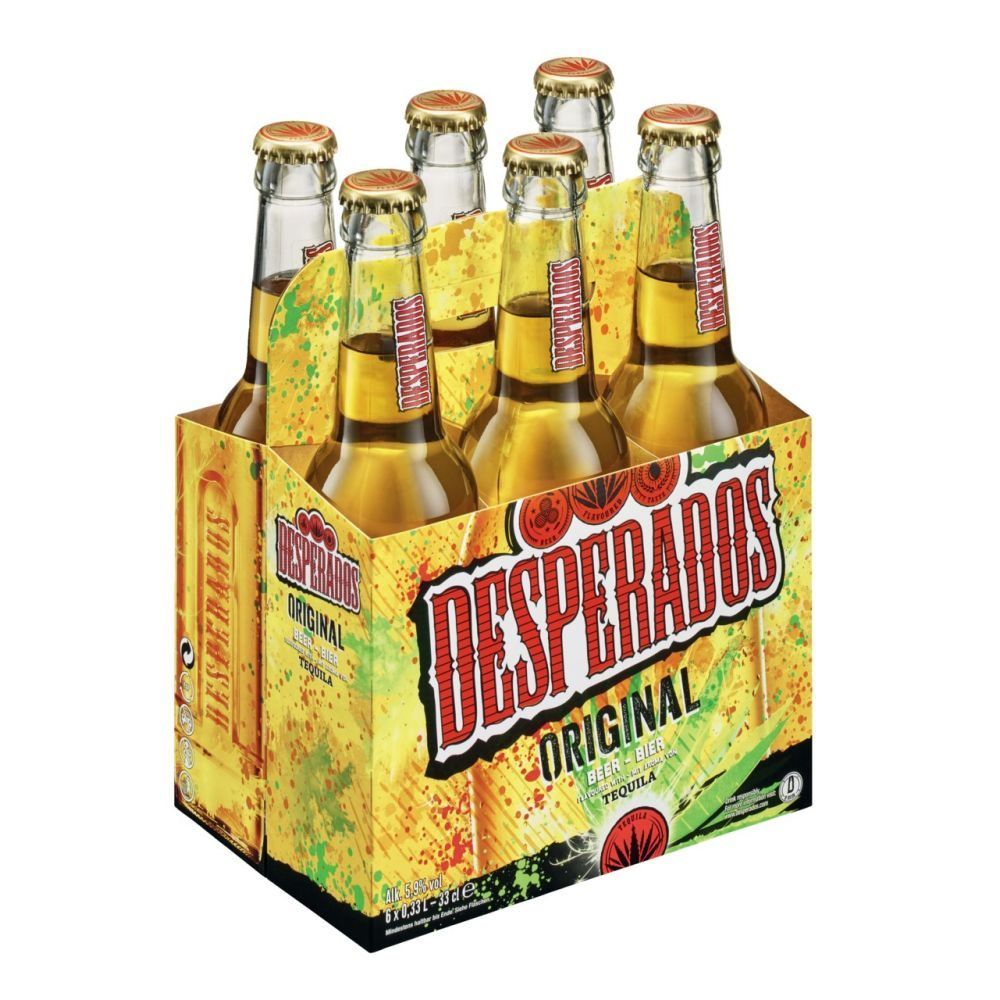 Cerveja Desperados 6x33cl - Cervejas com Álcool - Cervejas