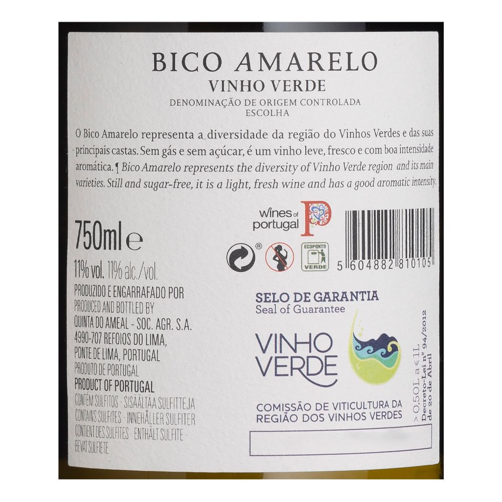  - Bico Amarelo Vinho Verde Wine 75cl (2)