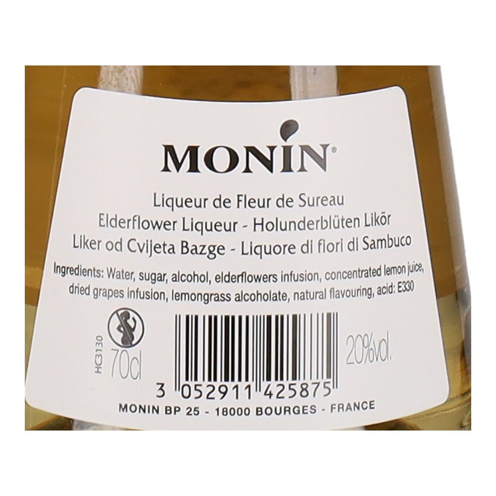  - Monin Elderflower Liqueur 700ml (2)