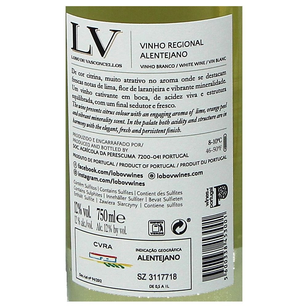  - LV Lobo de Vasconcellos White Wine 75cl (2)