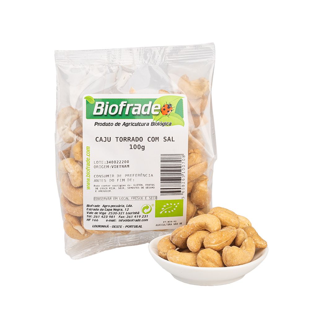  - Biofrade Organic Cashew Toasted With Salt 100g (1)