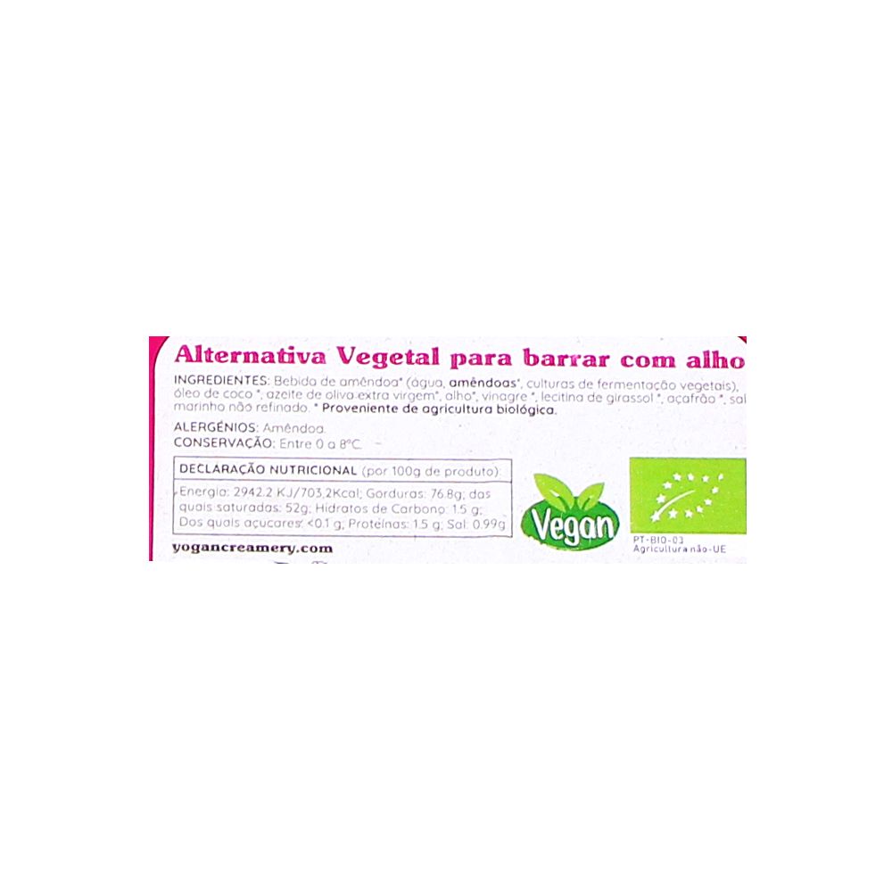  - Yogan Organic Almond Garlic Spread 120g (2)
